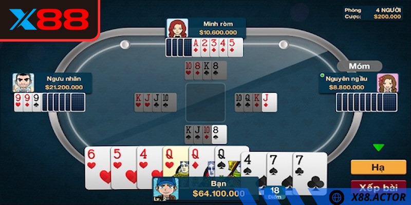 Game bài X88 giúp người tham gia kiếm thêm thu nhập hấp dẫn