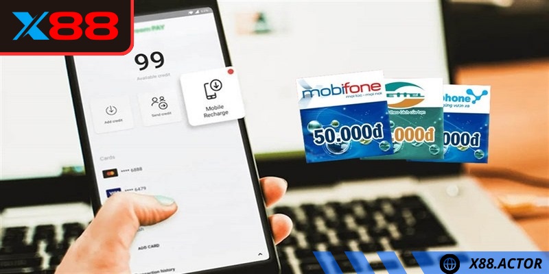 Hình thức nạp qua thẻ cào khá nhanh gọn, tiện lợi